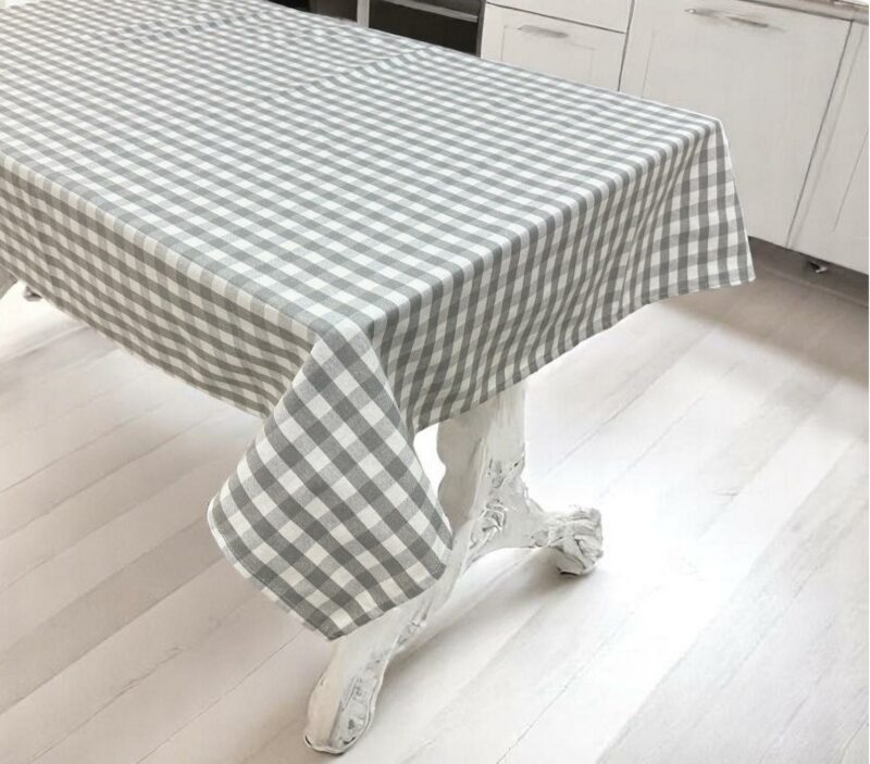 ΤΡΑΠΕΖΟΜΑΝΤΗΛΟ ΛΙΝΟ ΚΑΡΩ ΓΚΡΙ LINEAHOME 5908987