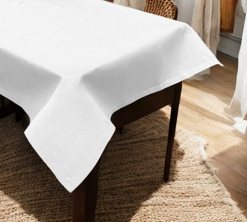 ΤΡΑΠΕΖΟΜΑΝΤΗΛΟ ΛΙΝΟ ΚΩΔ.W3688 ΛΕΥΚΟ 140Χ140 LINEAHOME 5644989