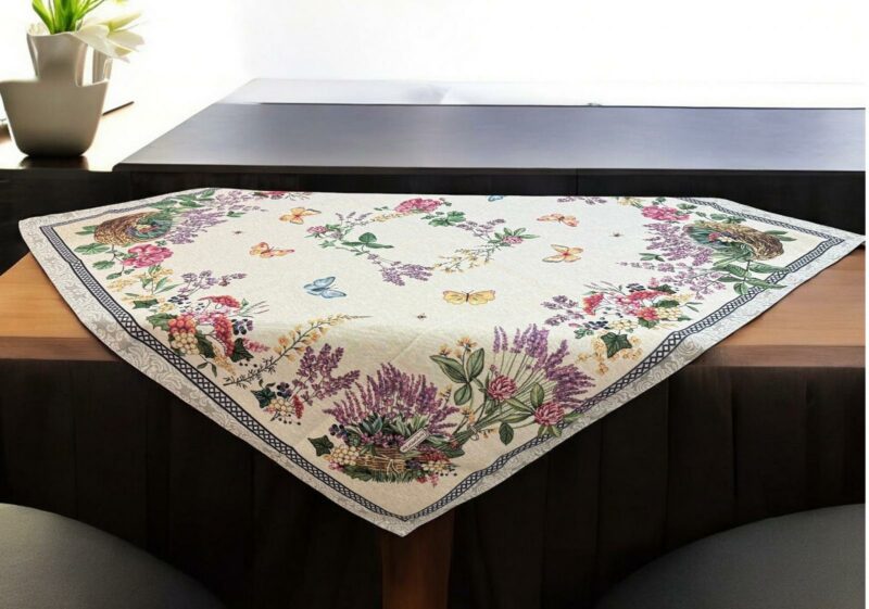 ΤΡΑΠΕΖΟΜΑΝΤΗΛΟ ΣΤΟΦΑ ΙΣΠΑΝΙΑΣ ΔΑΜΑΣΚΟ LEVANTE 140Χ140 LINEAHOME 5033486