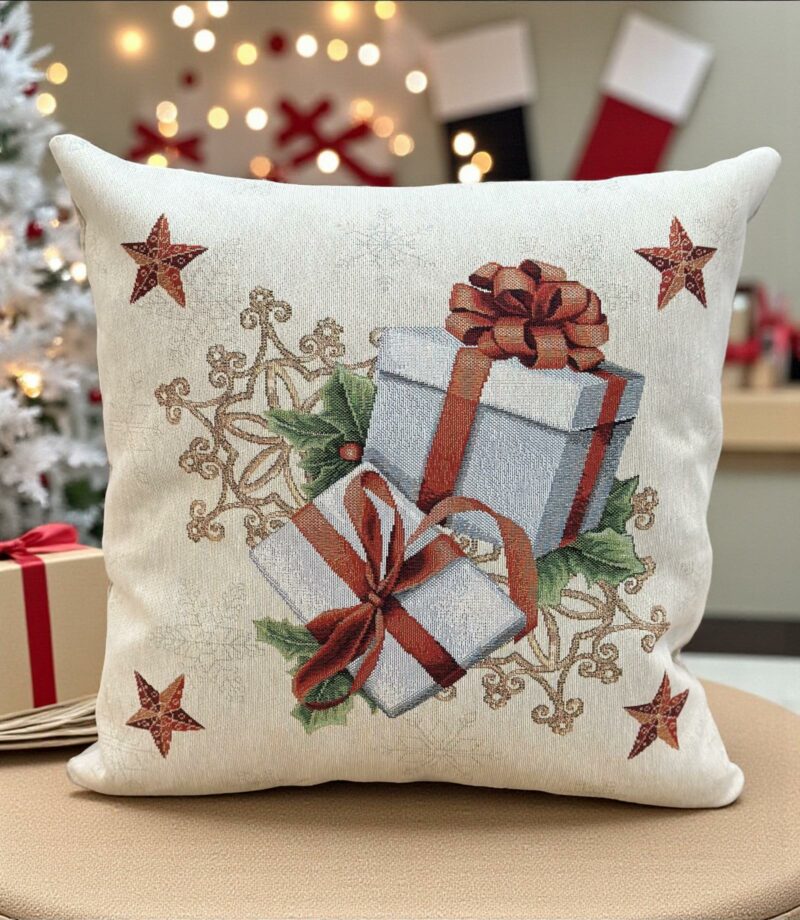 ΧΡΙΣΤΟΥΓΕΝΝΙΑΤΙΚΗ ΜΑΞΙΛΑΡΟΘΗΚΗ XMAS BOX 45Χ45 LINEAHOME 5436434