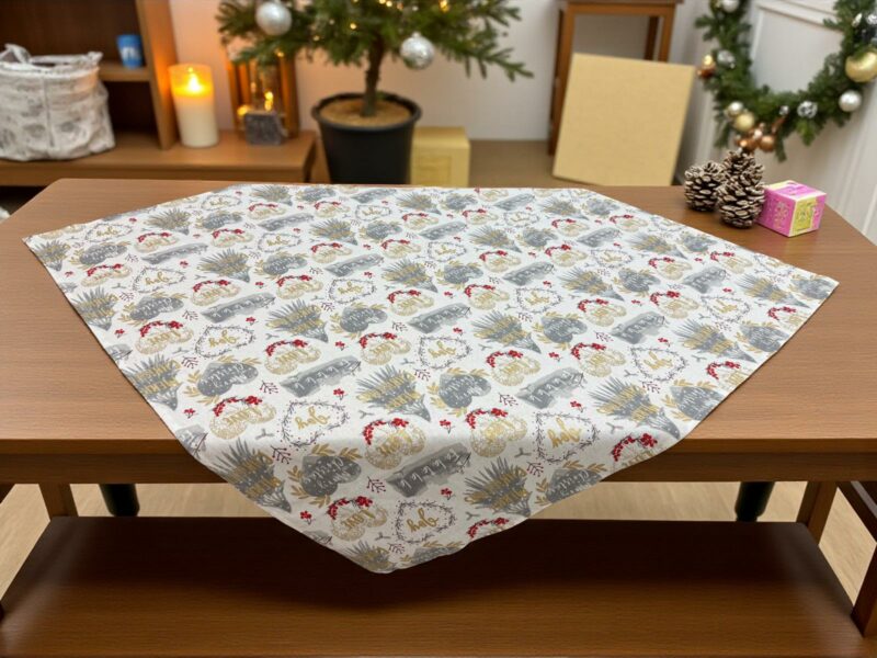 ΧΡΙΣΤΟΥΓΕΝΝΙΑΤΙΚΟ ΚΑΡΕ ΛΙΝΟ LOVE CHRISTMAS 100Χ100 LINEAHOME 4893996