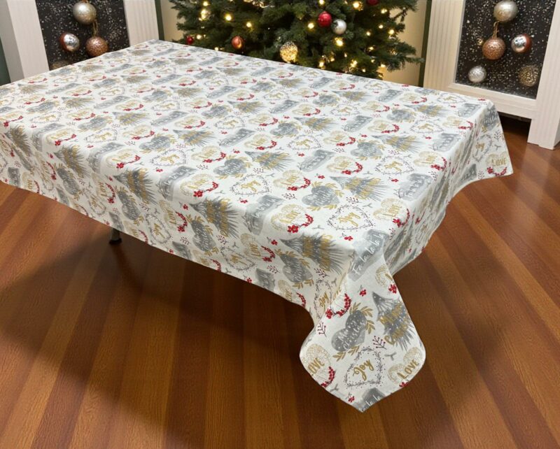ΧΡΙΣΤΟΥΓΕΝΝΙΑΤΙΚΟ ΤΡΑΠΕΖΟΜΑΝΤΗΛΟ ΛΙΝΟ LOVE CHRISTMAS LINEAHOME 4893991
